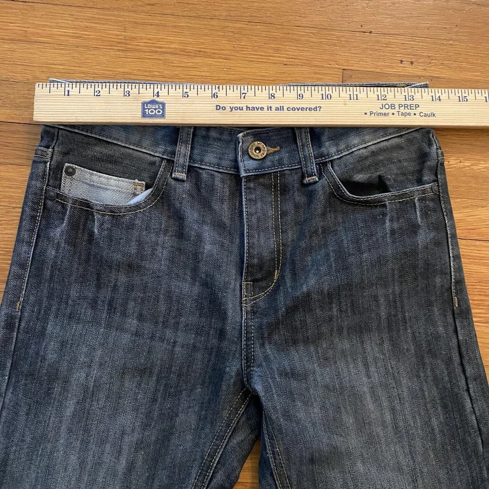 Wrangler Jeans Womens 12 Regular Dark Wash Stretch Denim Mid Rise Classic‎ Fit - Picture 8 of 14